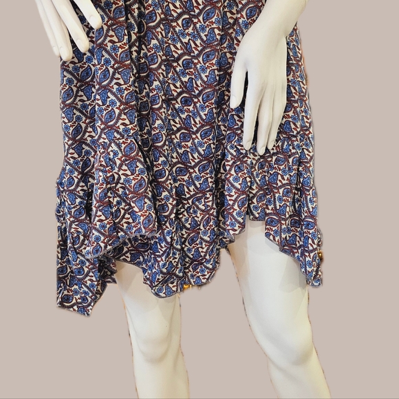 Karma Highway*3 Prints Avail* Blue Babydoll  Fluffer Mini Dress OS - Picture 4 of 8